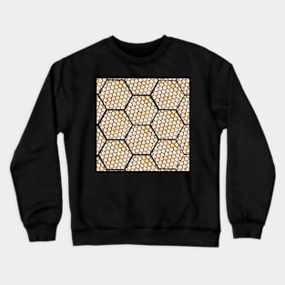 Honey Combs up close picture bees Crewneck Sweatshirt